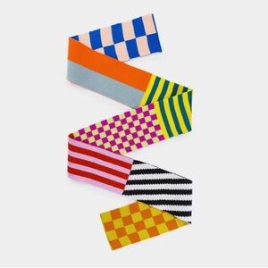 Verloop MOMA Pattern Patch Skinny Scarf